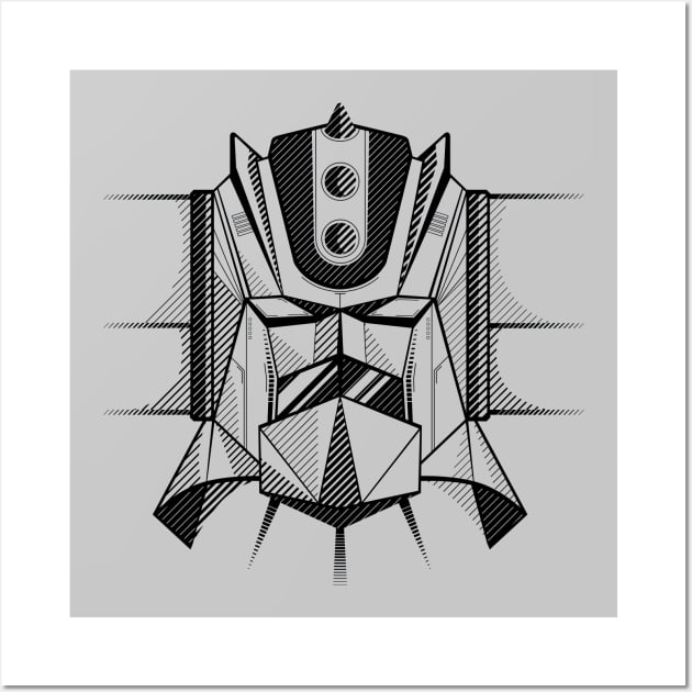 076b Project Grendizer Wall Art by Yexart